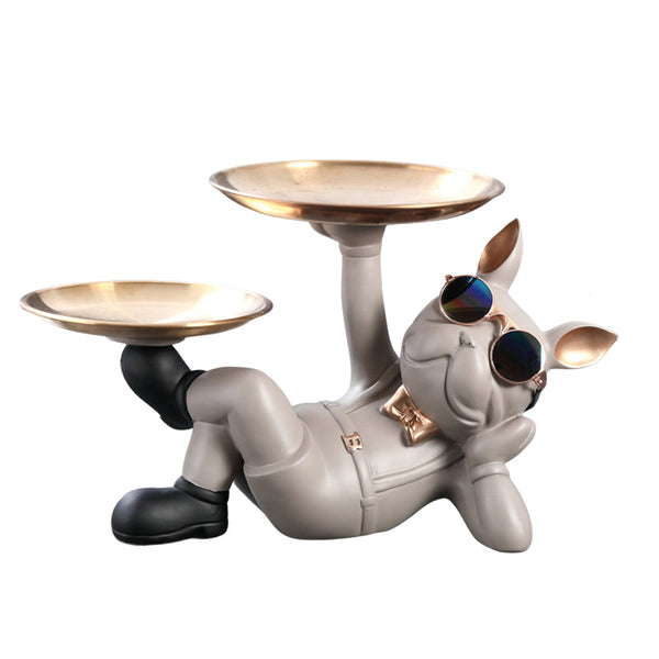 Cute French Bulldog Resin Figurine Tabletop Decoration