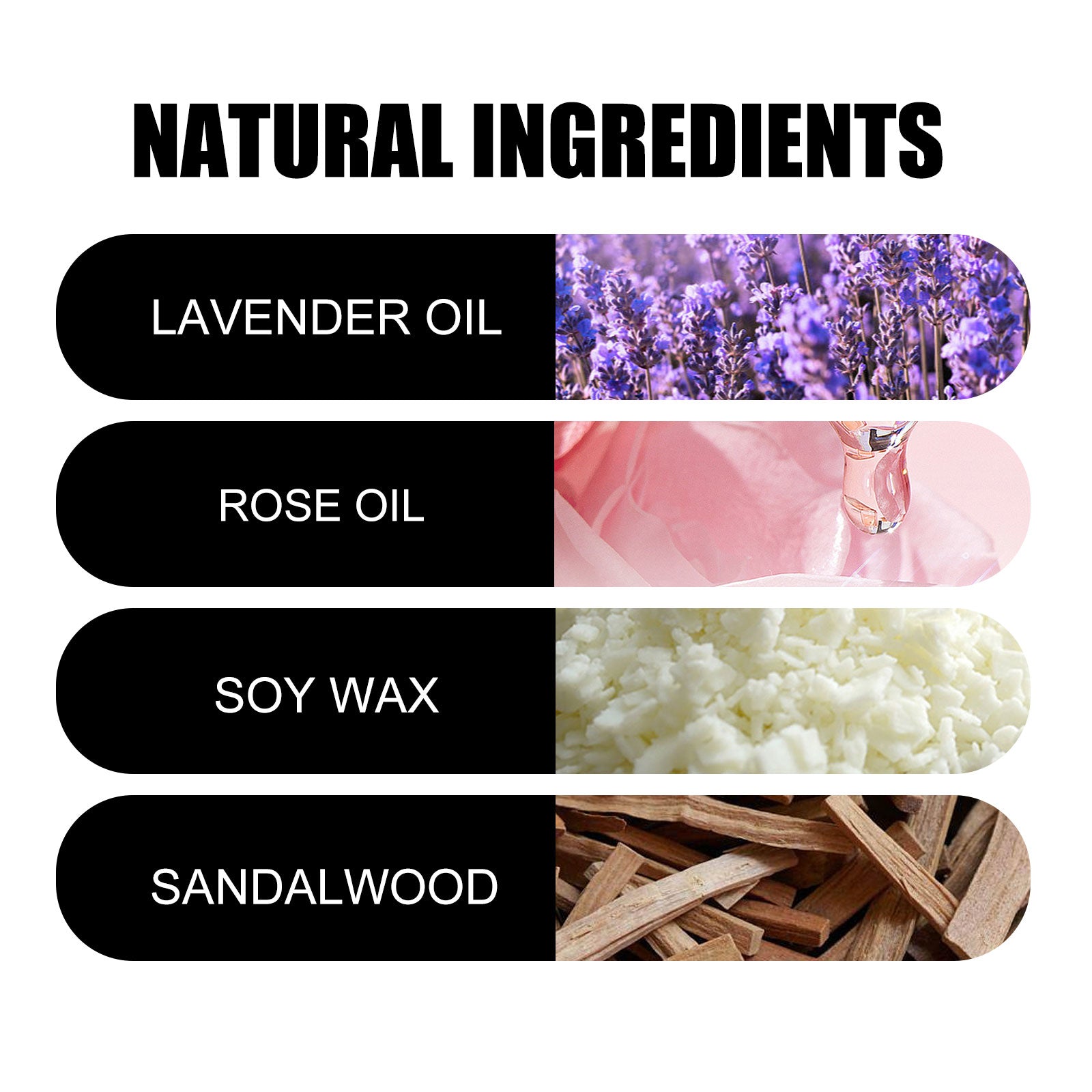Natural Fresh Fragrance Aromatherapy Candle Romantic Home Bedroom