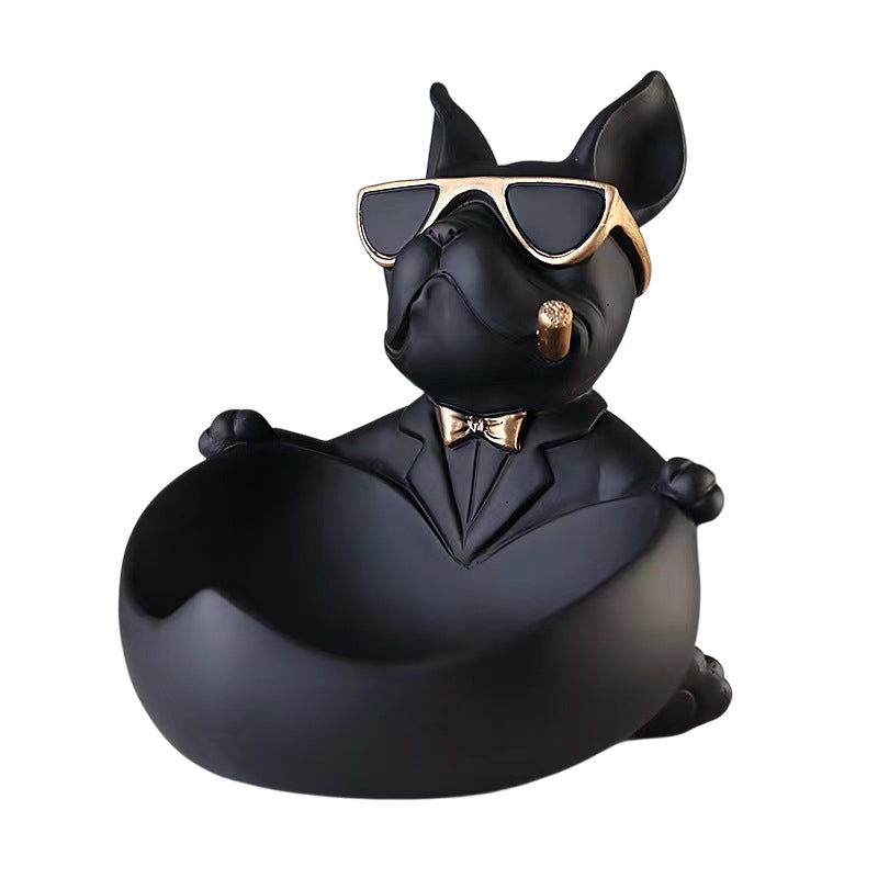 Cute French Bulldog Resin Figurine Tabletop Decoration