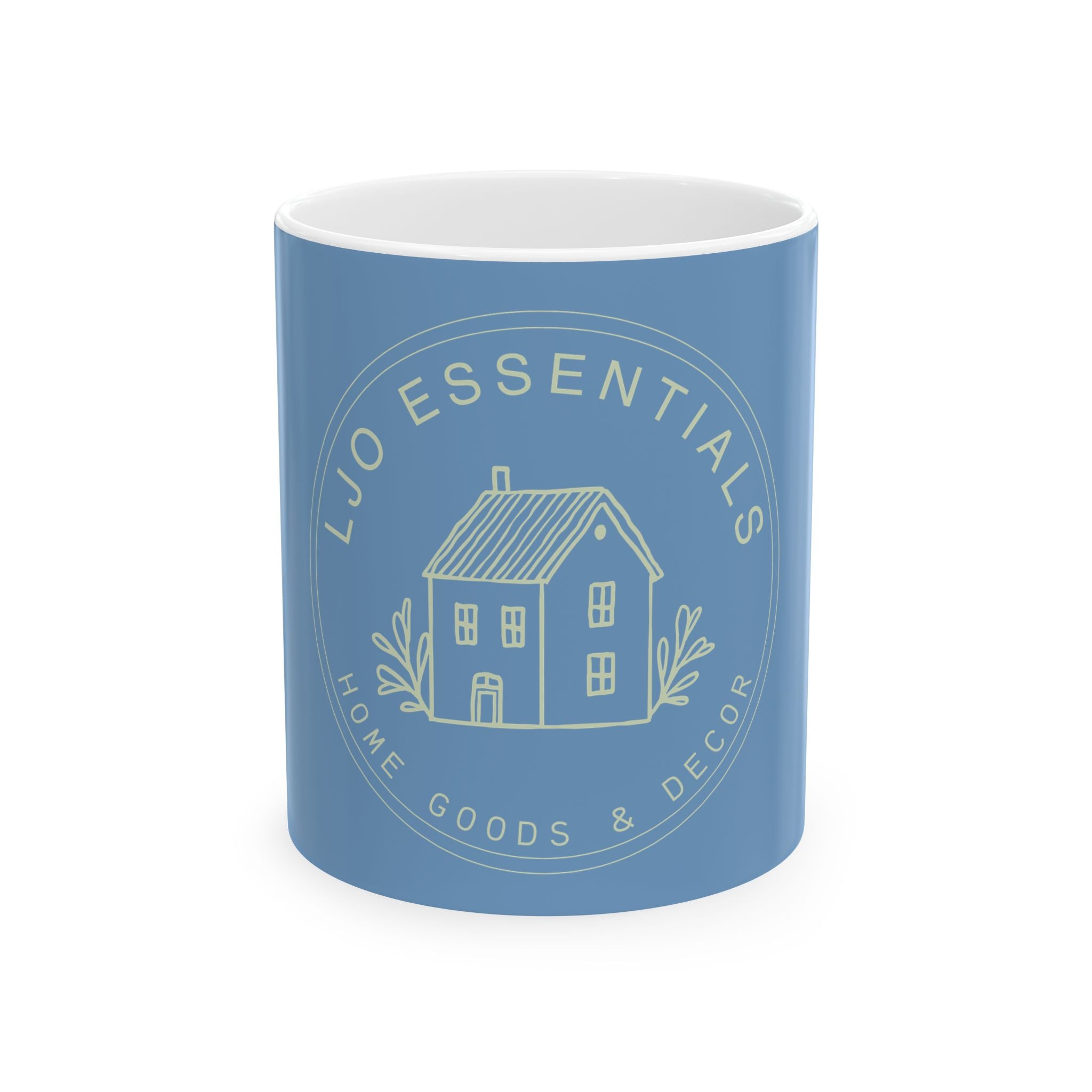Lejo Essentials Blue Ceramic Mug – Home Goods & Decor 11oz/15oz