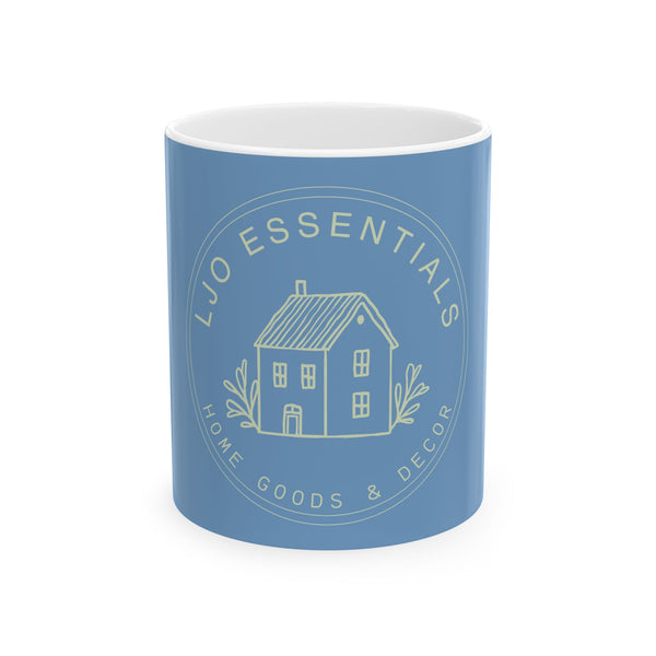 Lejo Essentials Blue Ceramic Mug – Home Goods & Decor 11oz/15oz
