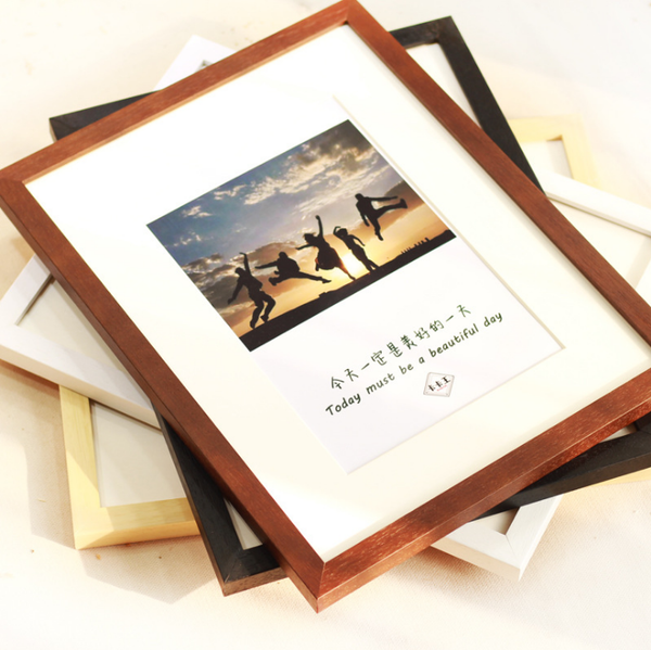 Solid Wood Picture Frame Wall Hanging Display