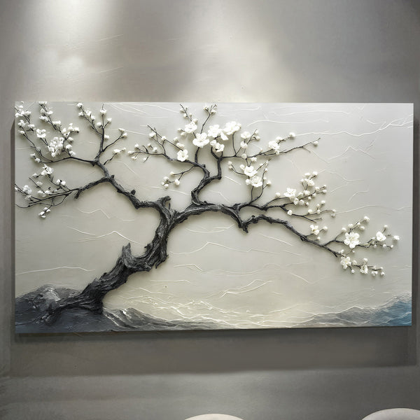 Silent Blossom Floral Wall Art Decorative Home Decor