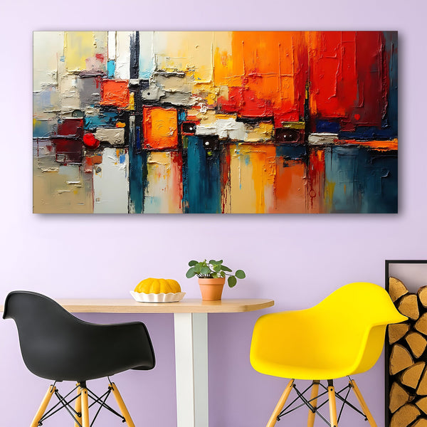 Colorful Abstract Wall Art Decorative Modern Home Artwork