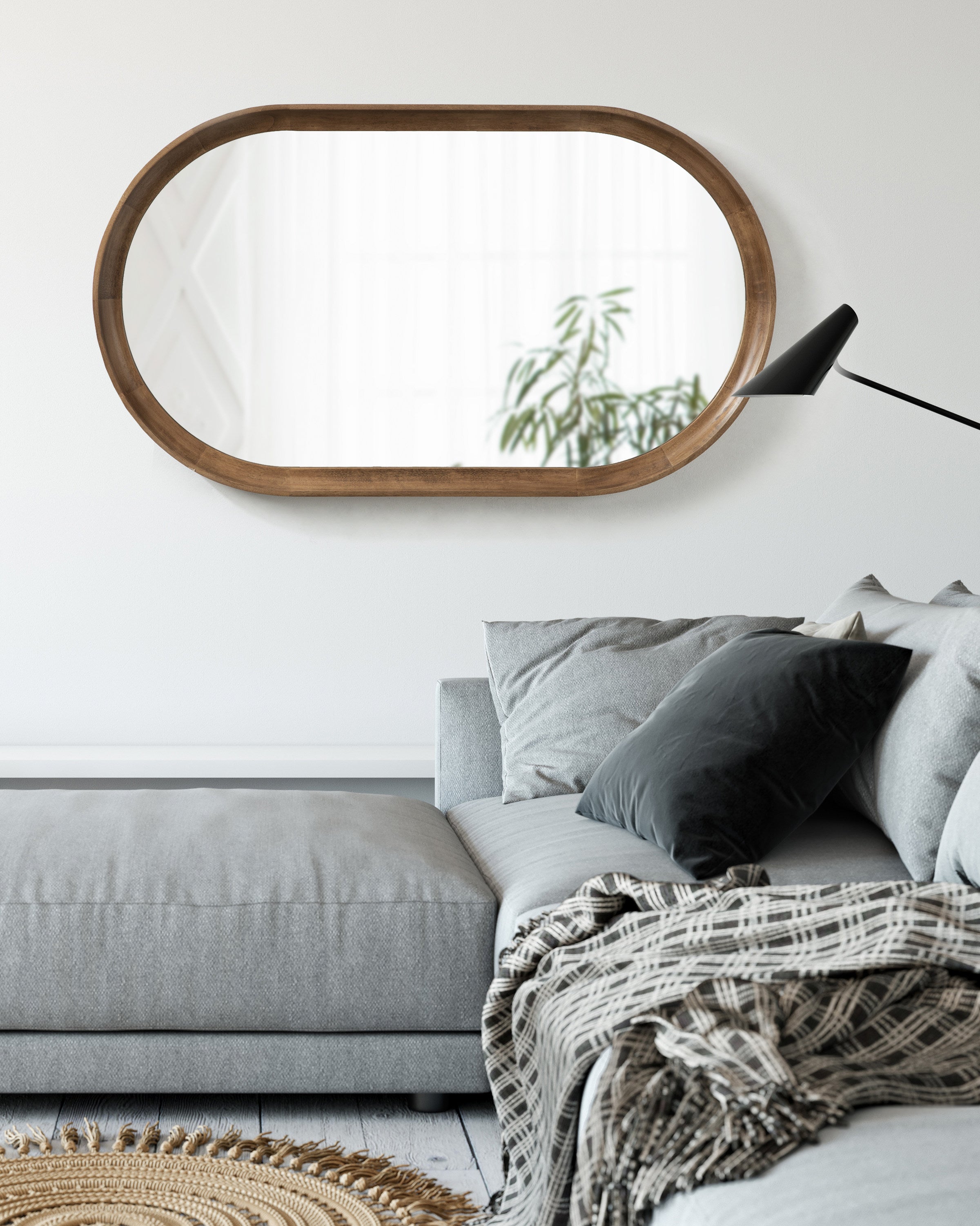 Hatherleigh Capsule Wall Mirror Decorative Home Accent