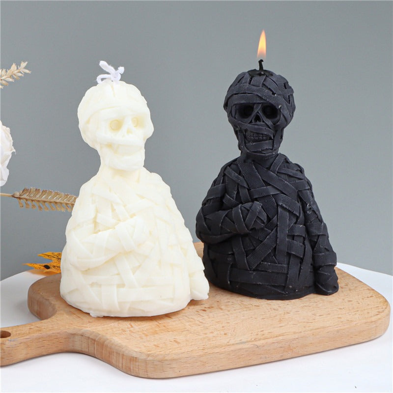 Zombie Skull Halloween Silicone Candle Mold Aromatherapy Decoration