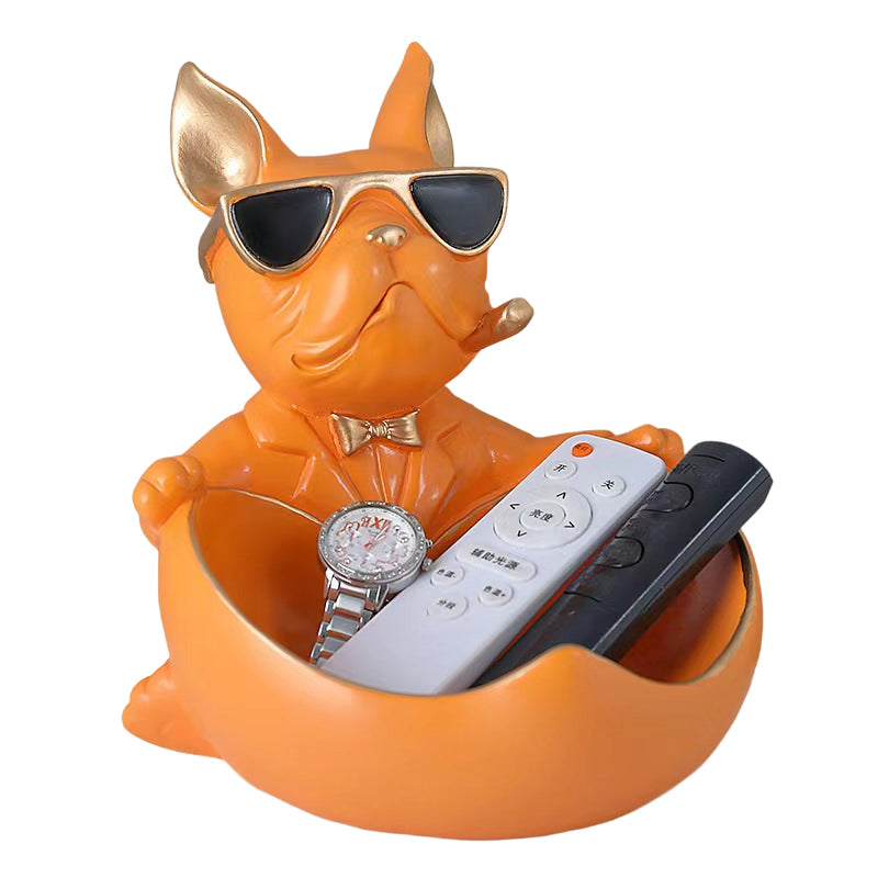 Cute French Bulldog Resin Figurine Tabletop Decoration