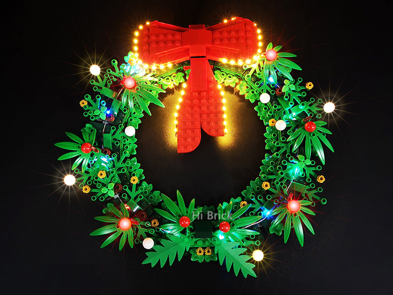 40426 Christmas Wreath Compatible Building Block Lights