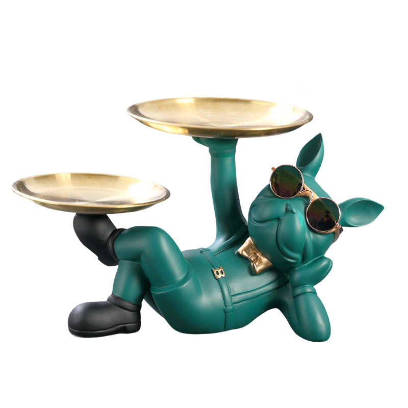 Cute French Bulldog Resin Figurine Tabletop Decoration