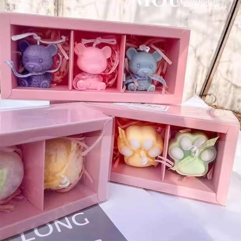Aromatherapy Strawberry Candle Gift Box Cute Birthday Present