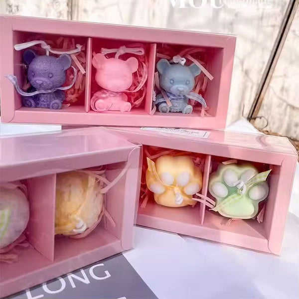 Aromatherapy Strawberry Candle Gift Box Cute Birthday Present