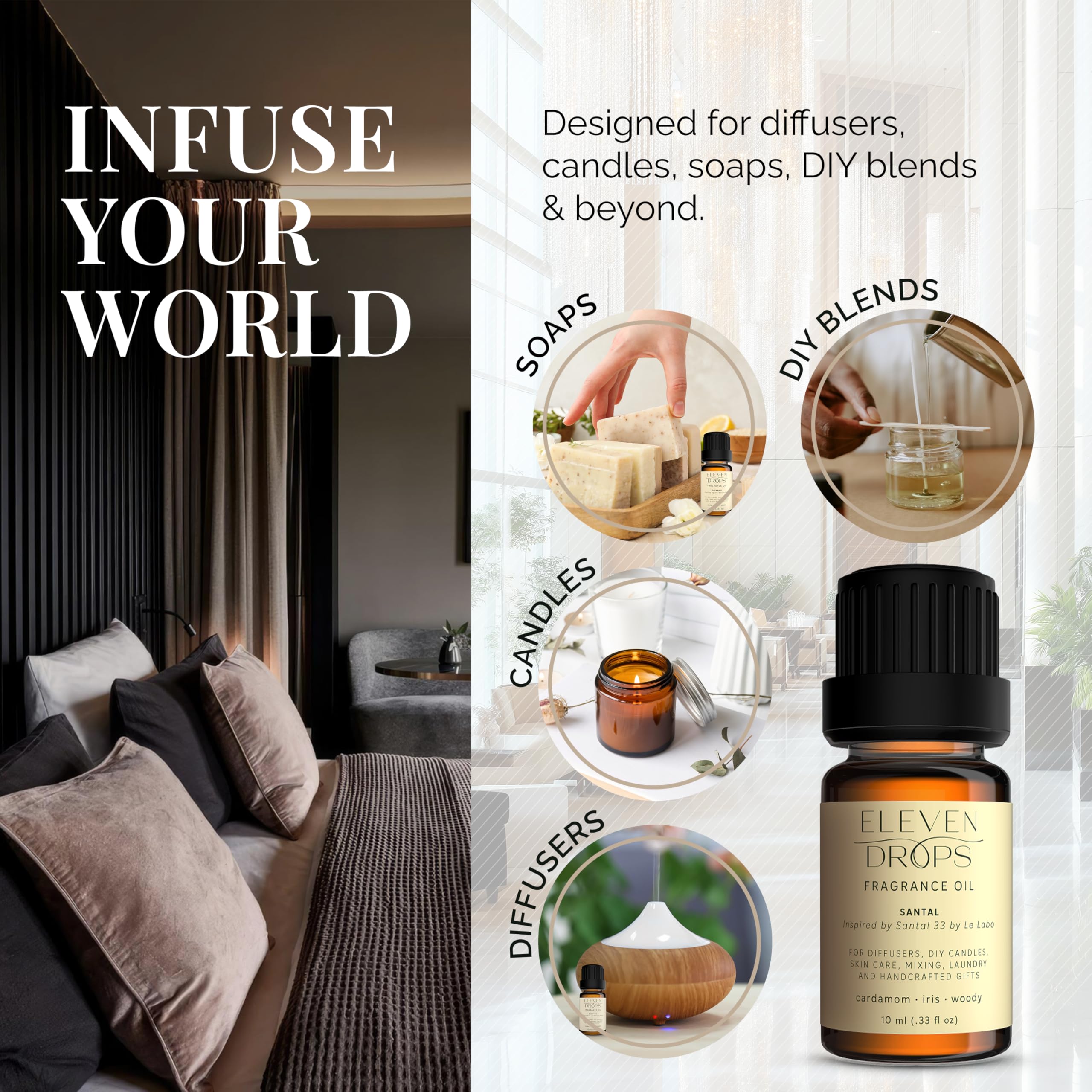 Aroma Diffuser Oil Premium Luxury Fragrance Oil