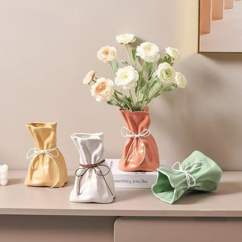 Resin Vase Elegant Living Room Dining Table Decor