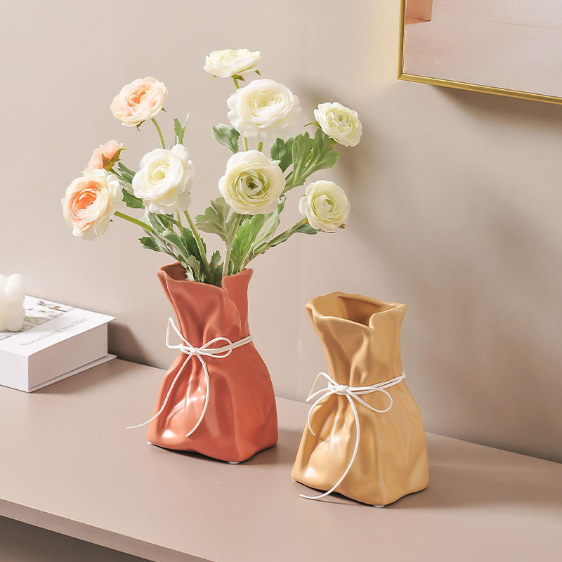 Resin Vase Elegant Living Room Dining Table Decor