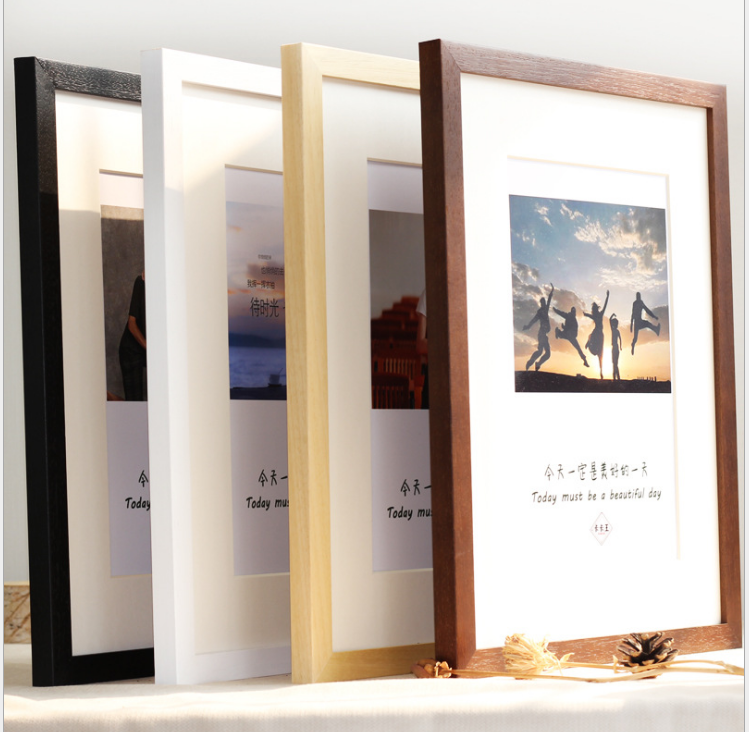 Solid Wood Picture Frame Wall Hanging Display