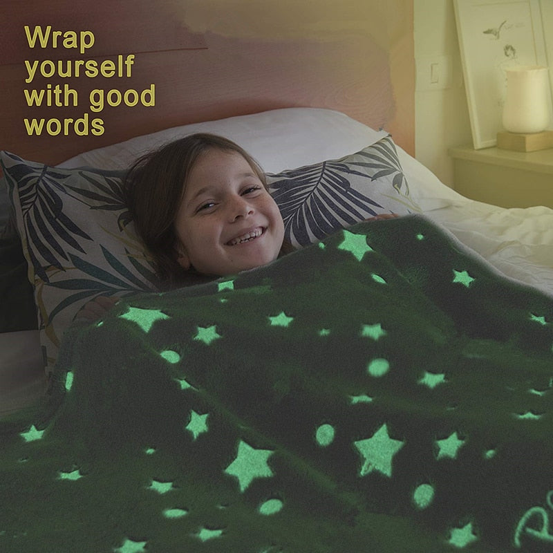 Magic Glow In Dark Luminous Children Blanket