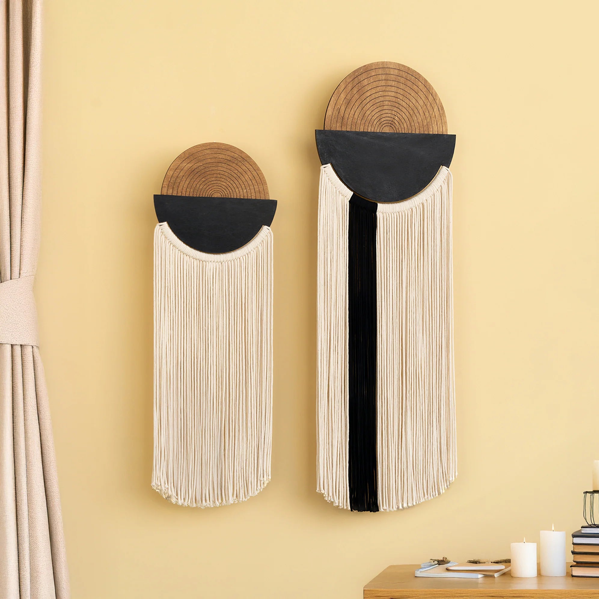 Fathom Macrame Fiber Wall Art Decorative Hanging