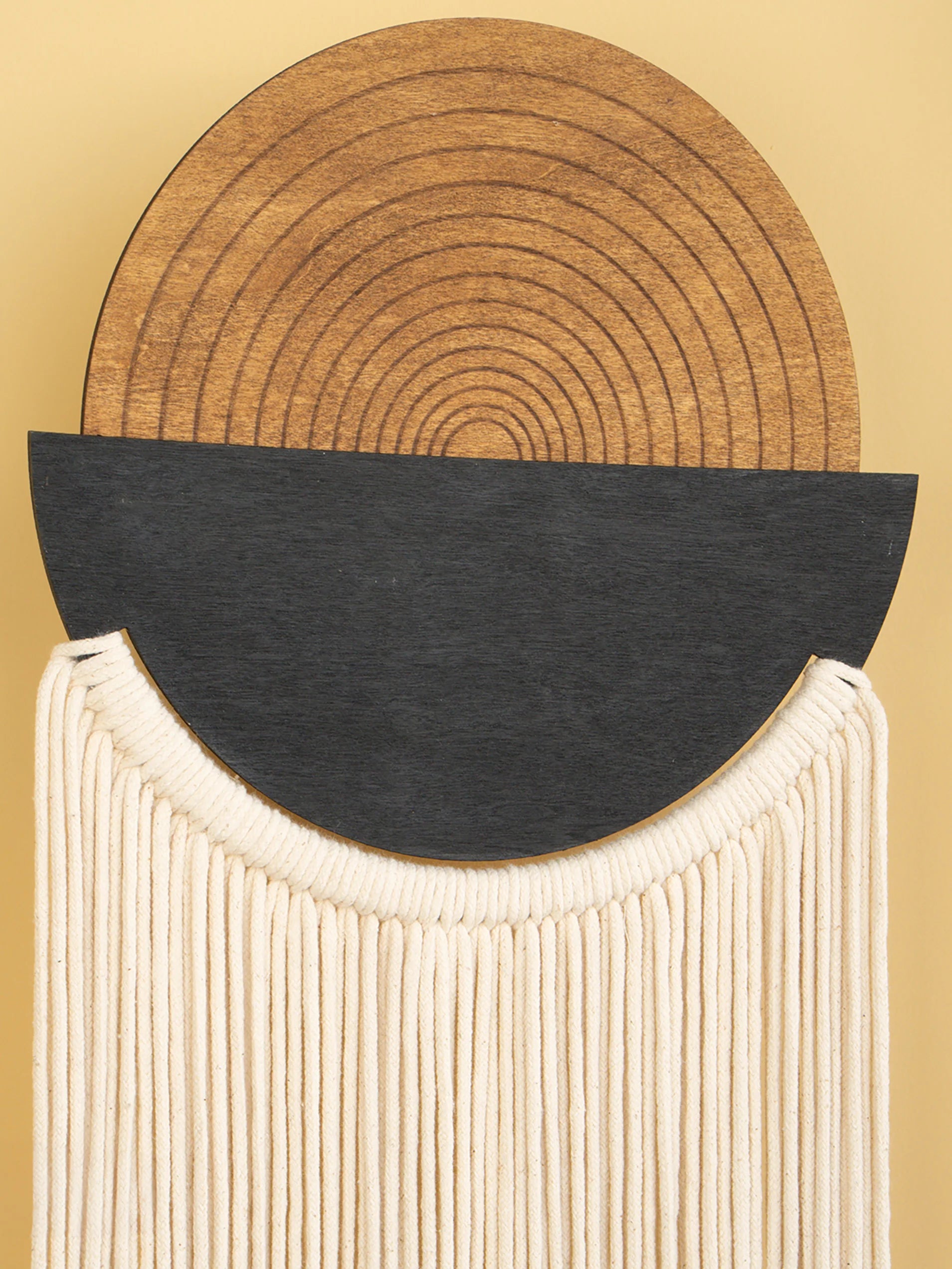 Fathom Macrame Fiber Wall Art Decorative Hanging