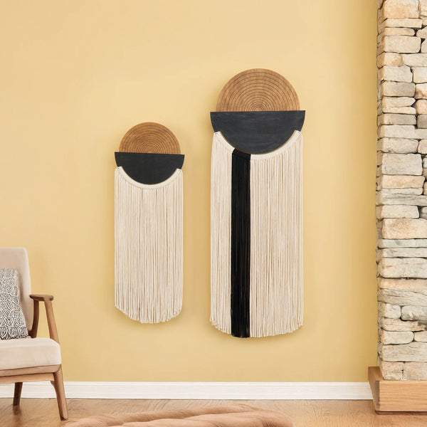 Fathom Macrame Fiber Wall Art Decorative Hanging