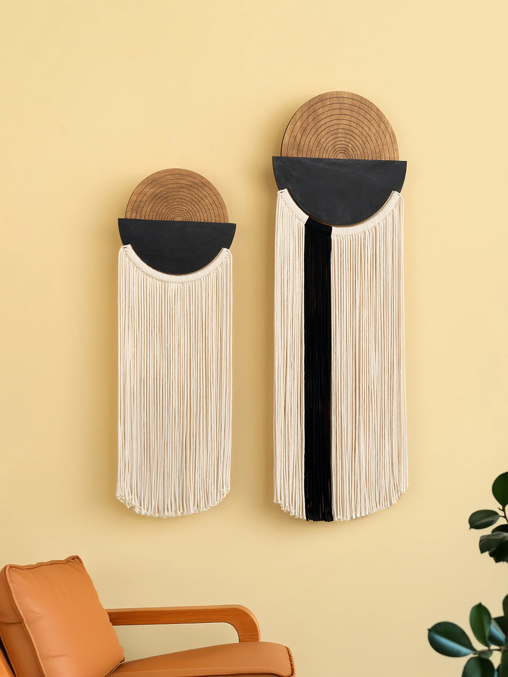 Fathom Macrame Fiber Wall Art Decorative Hanging