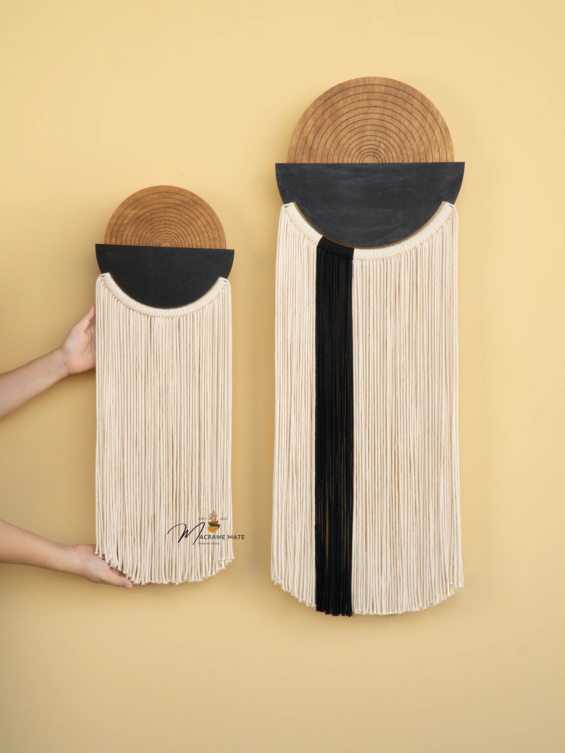Fathom Macrame Fiber Wall Art Decorative Hanging