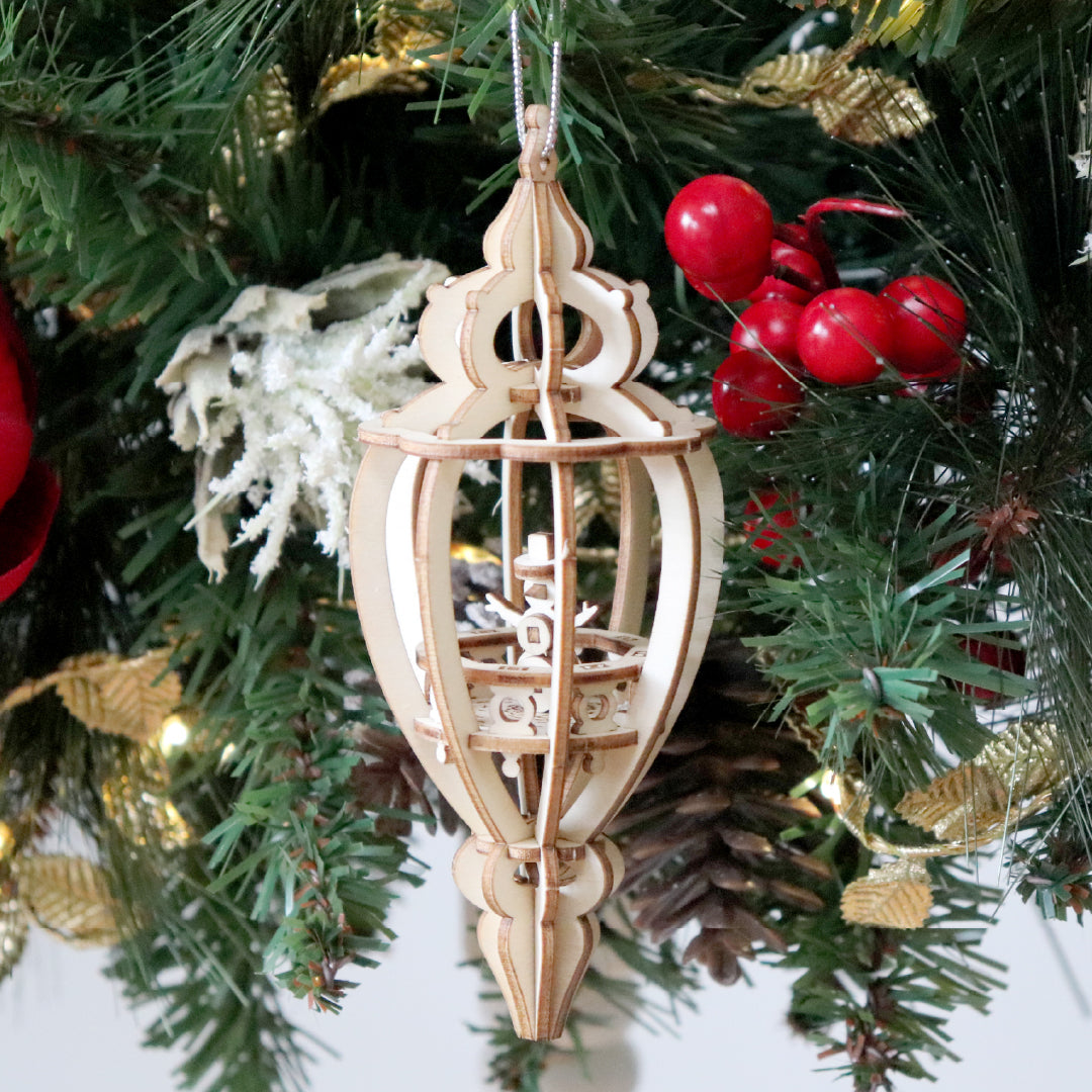 Happy Holidays Christmas Baubles Festive Tree Ornament Set