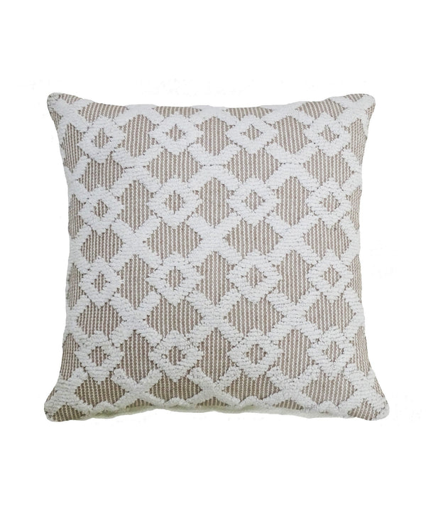 Decorative Beige Accent Throw Pillow 20x20 Inch