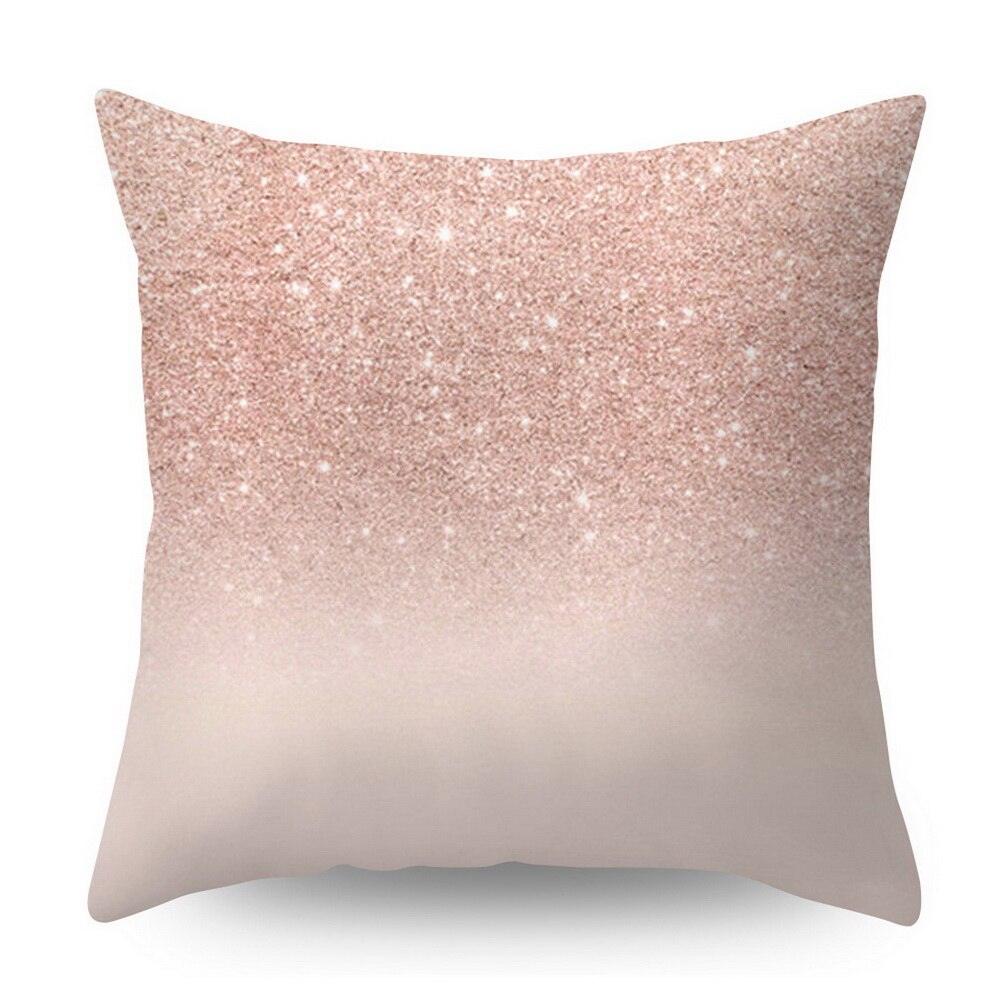 Nordic Geometric Plant Flower Letter Cotton Pillow Cover